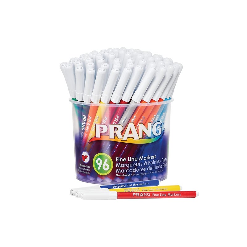 Prang Classic Washable Markers, Fine Tip, Assorted Colors, 96/Carton (80796) - Image 3
